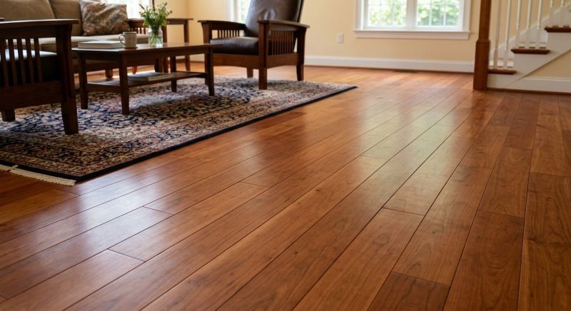 Cherry Floor Installation in Oceanside, CA