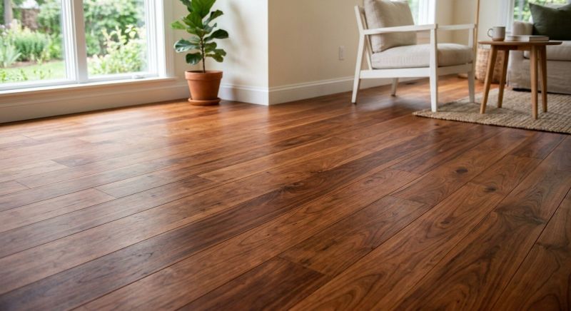 Cherry Floor Installation in Solana Beach, CA