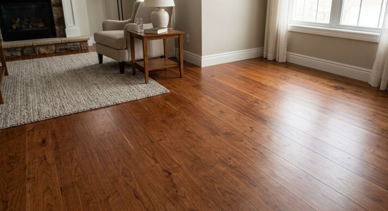 Cherry Floor Installation in Valley Center, CA