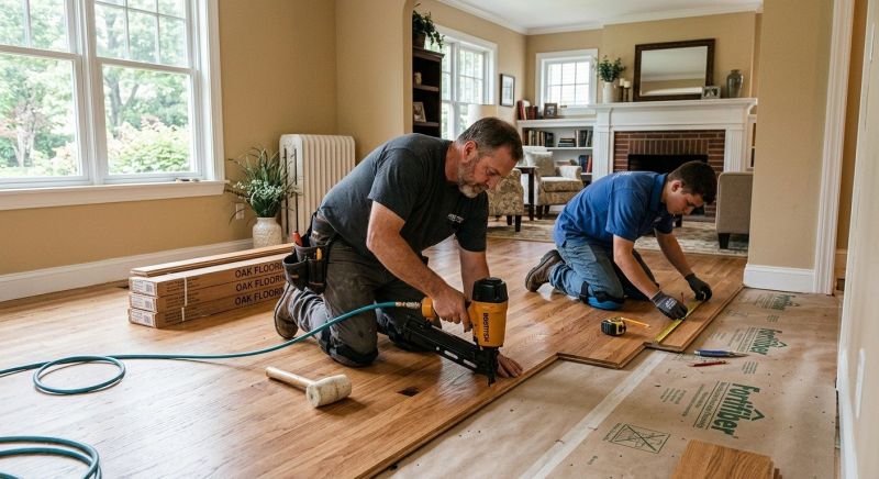 Hardwood Floor Installation in Del Mar, CA