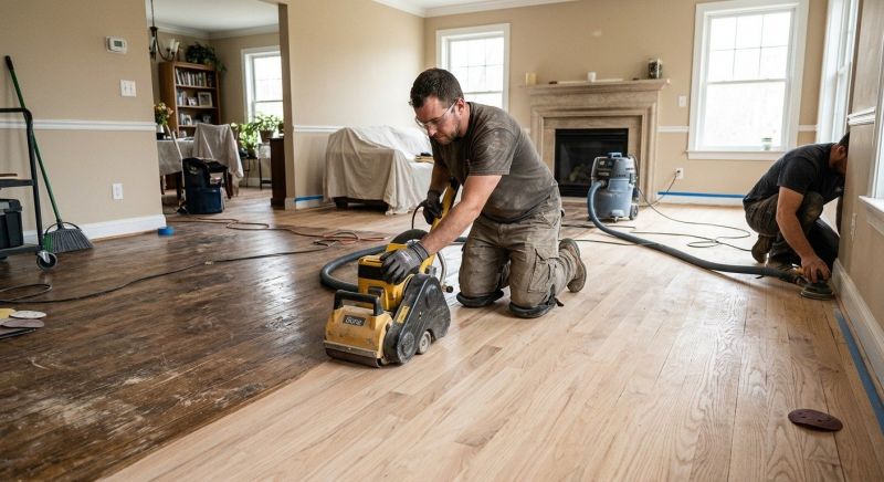 Hardwood Floor Renovation in Escondido, CA