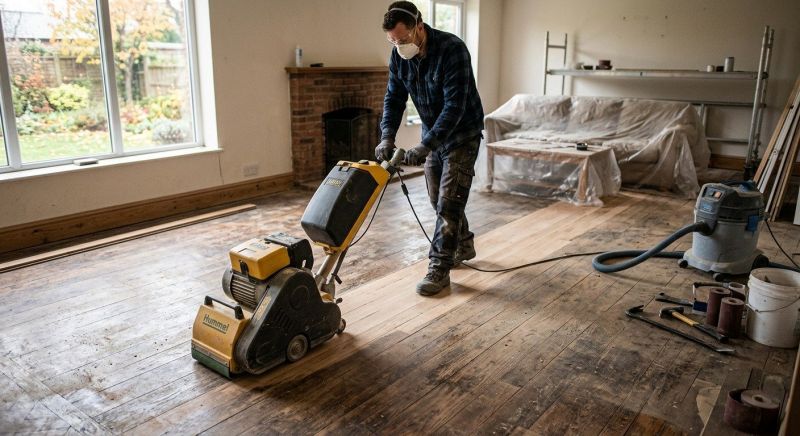 Hardwood Floor Renovation in Escondido, CA