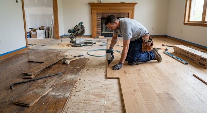 Hardwood Replacement in Poway, CA