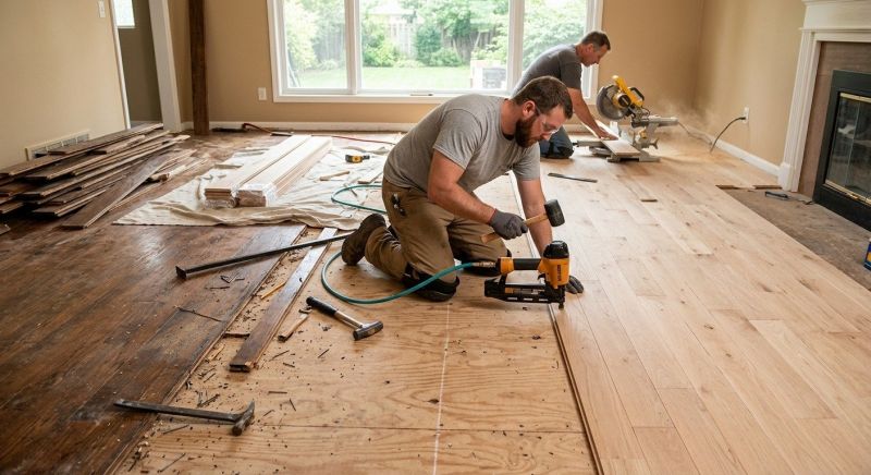 Oak Floor Replacement in Escondido, CA