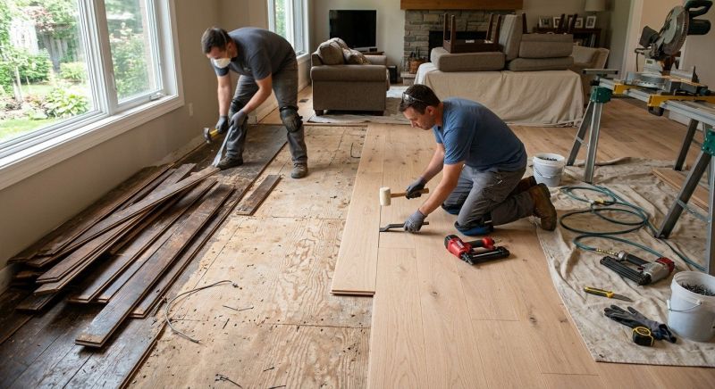 Oak Floor Replacement in Escondido, CA