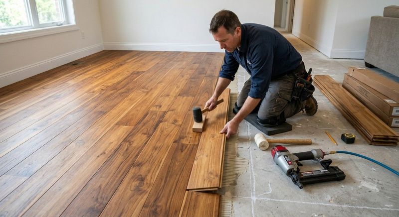 Teak Flooring Installation in Escondido, CA