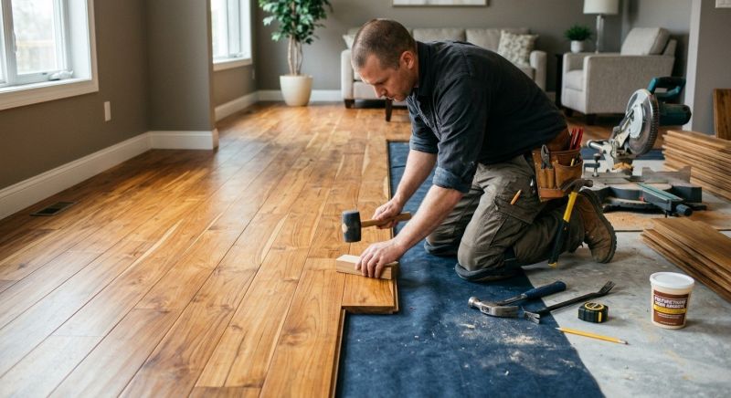 Teak Flooring Installation in Escondido, CA