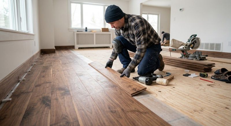 Walnut Flooring Installation in Escondido, CA