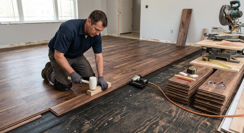 Walnut Flooring Installation in Escondido, CA
