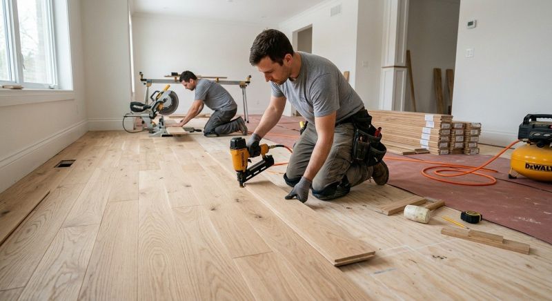 Wood Floor Replacement in Encinitas, CA